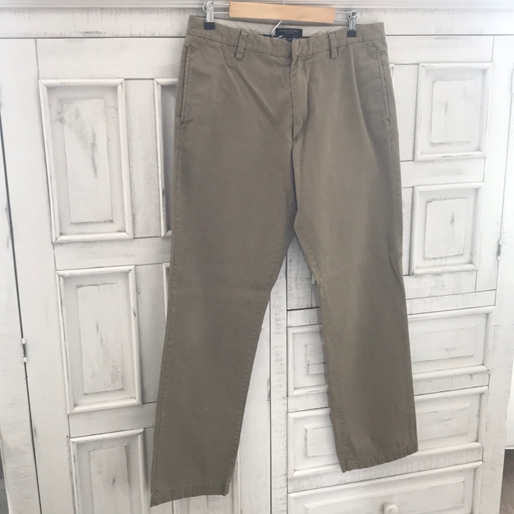 Banana Republic Gavin Chinos 34x34 EUC